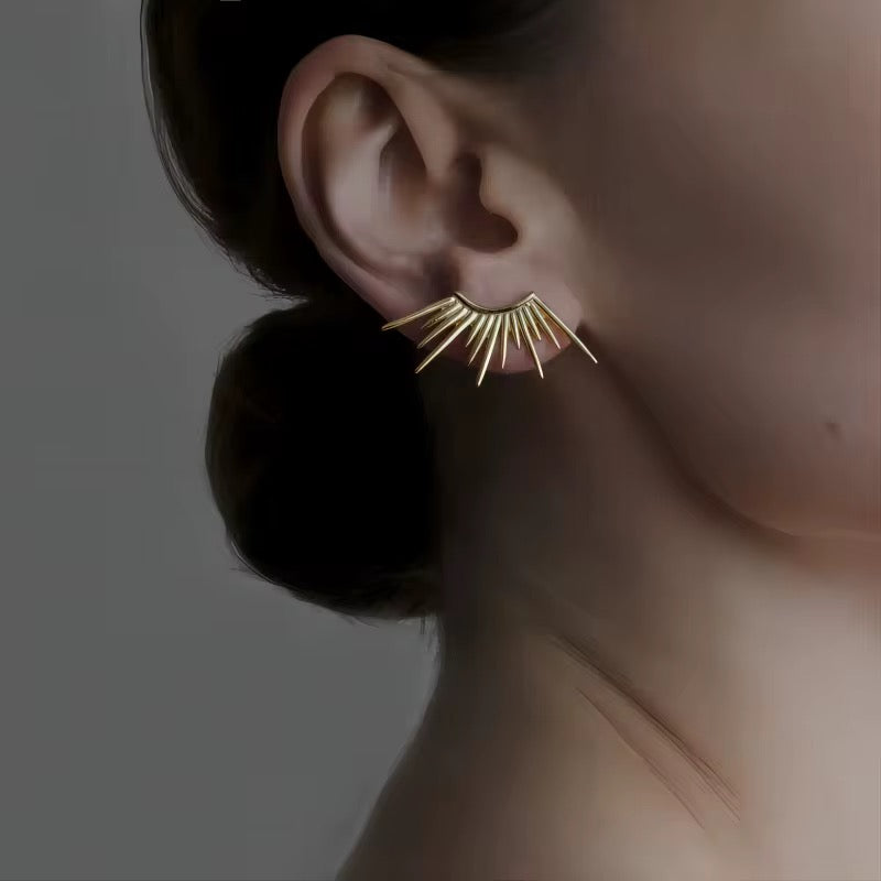 Half sun earrings