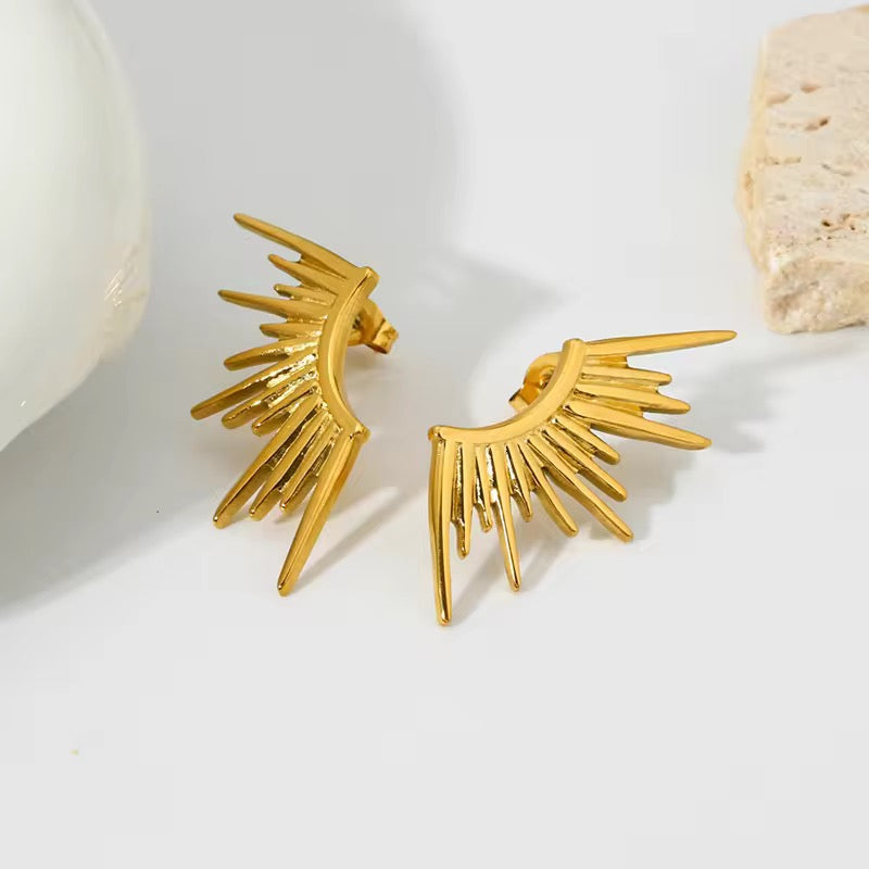 Half sun earrings