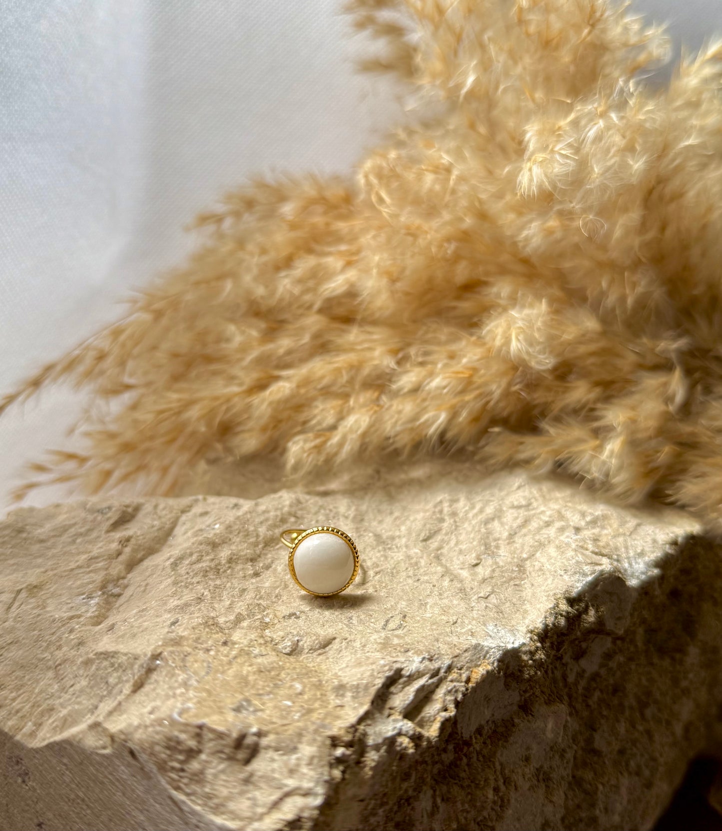 Huge white stone