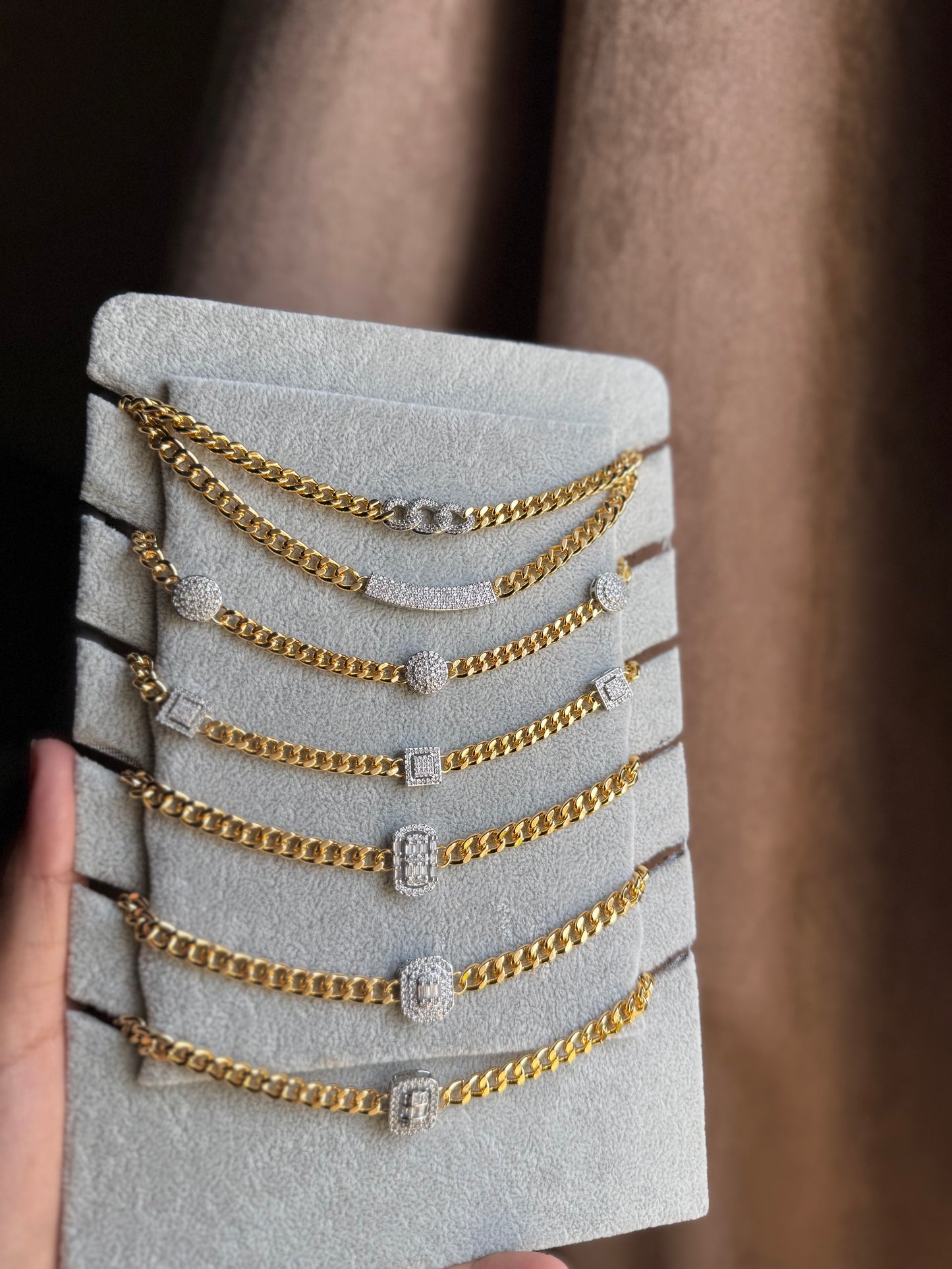 Gold & silver necklaces
