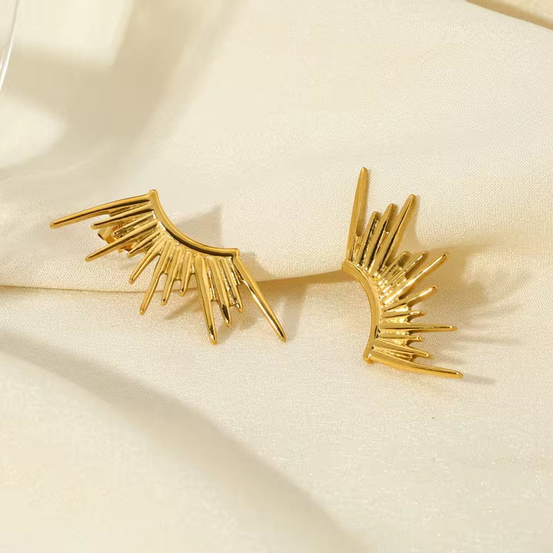 Half sun earrings