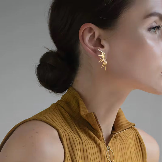 Half sun earrings