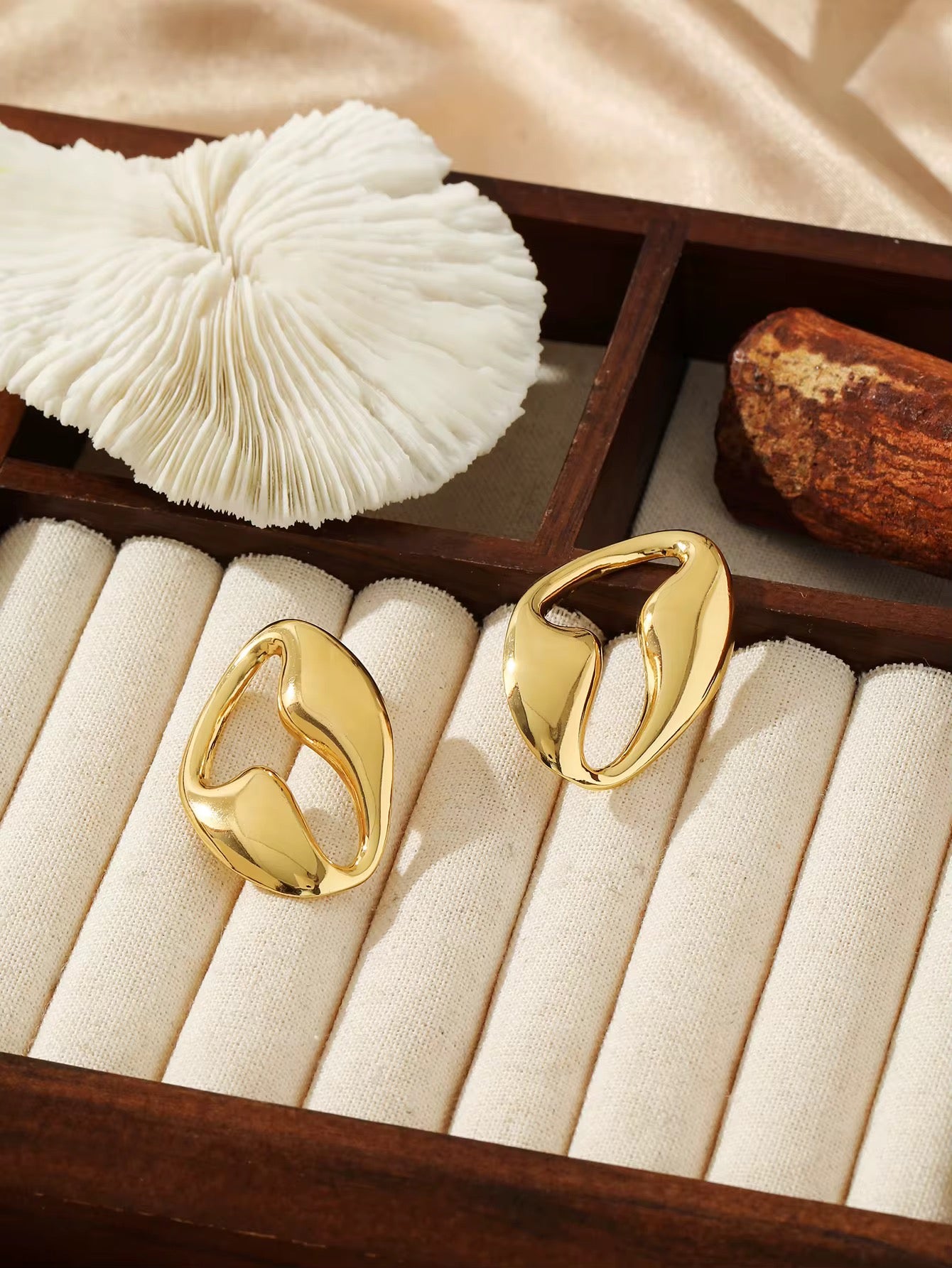 Wave earrings