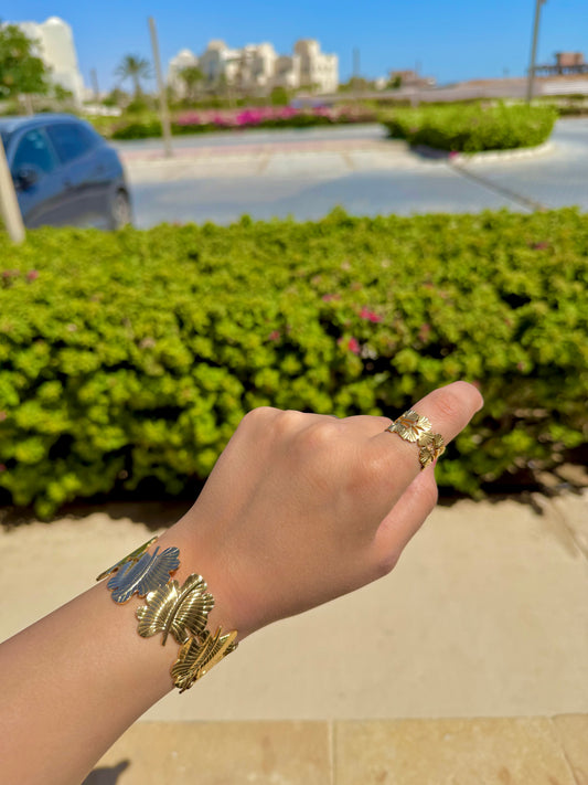 Bangle and ring set