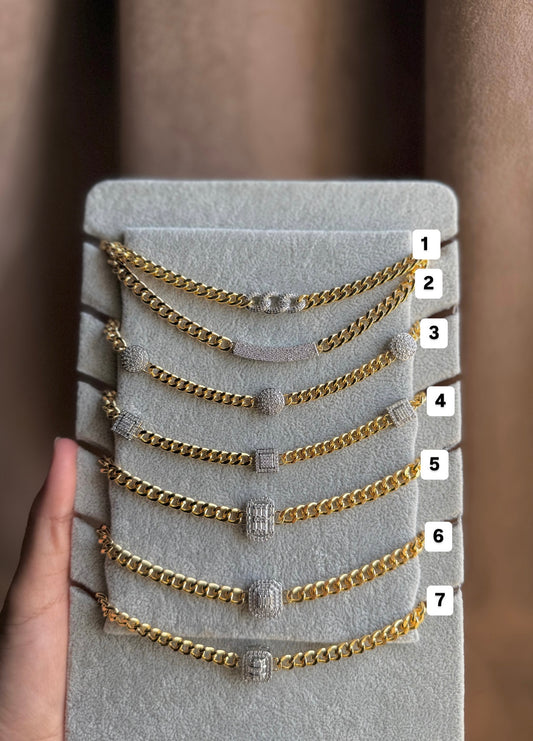 Gold & silver necklaces