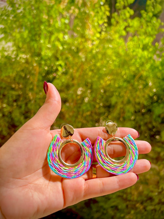 Colorful earrings