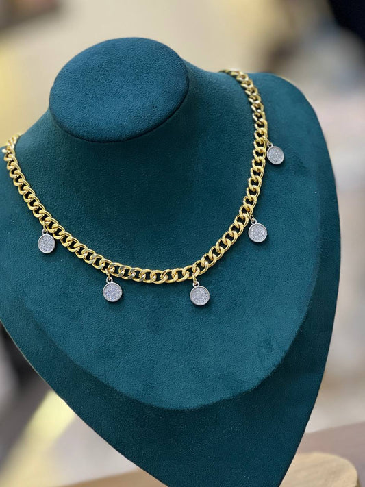 Sparkle drops necklace